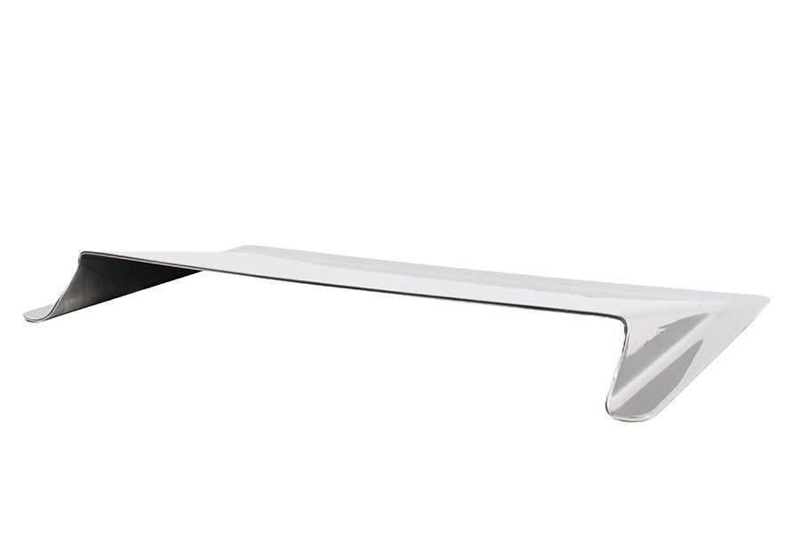 Jeep JK Hood Vent Air Scoop 07-18 Wrangler JK Polished Silver Kentrol-3