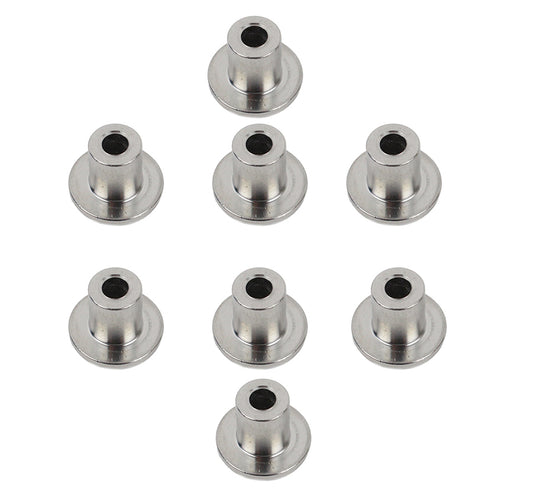Jeep JK JK OEM Anti-Theft Door Nuts 4 Door 07-18 Wrangler JK Polished Silver Kentrol-1