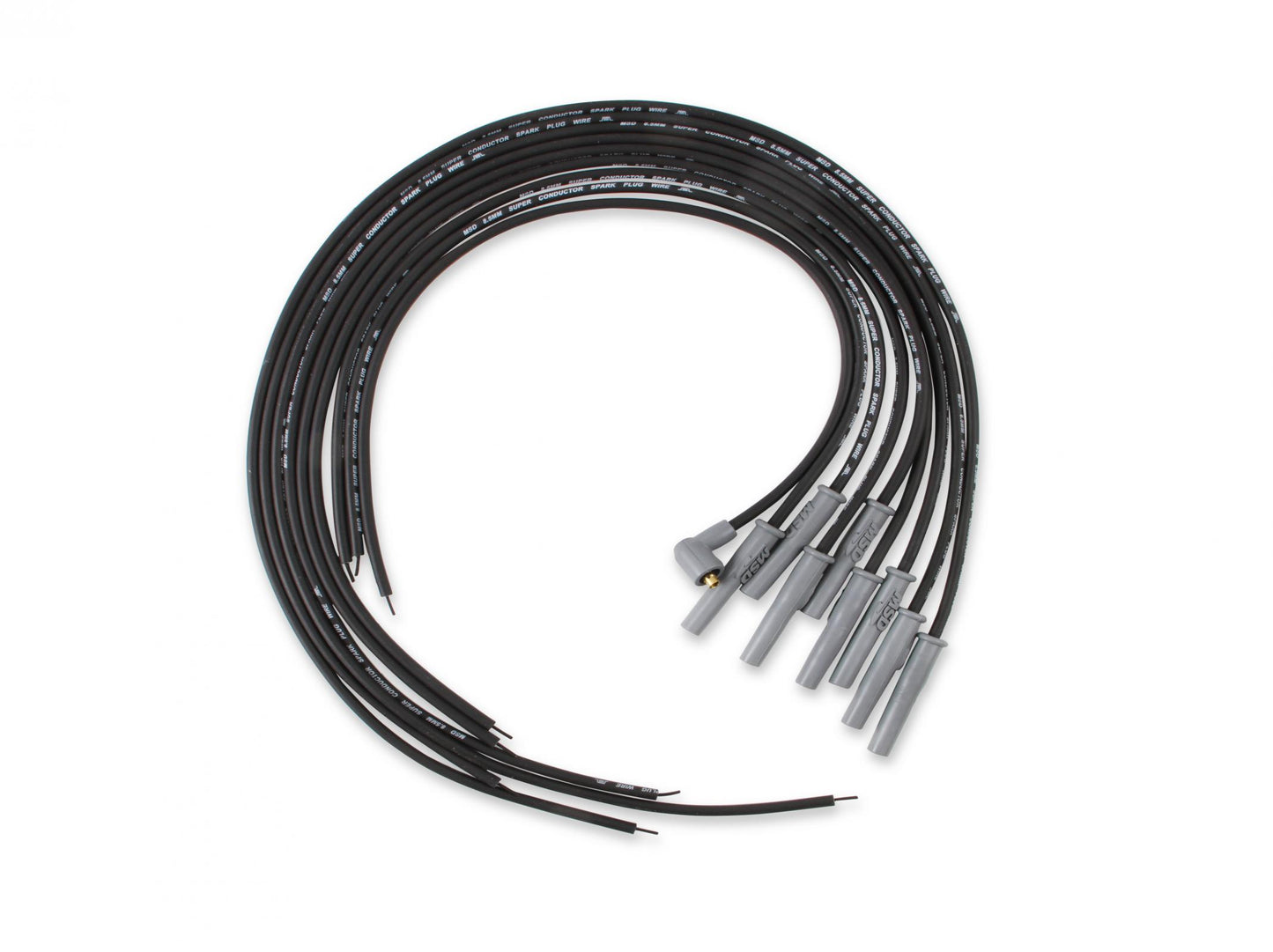 Black 8.5Mm Super Conductor 8-Cylinder Multi-Angle, Universal Socket Style Distributor Caps, As Well As The Ones For Spark Plug-Style Terminals MSD Ignition-14