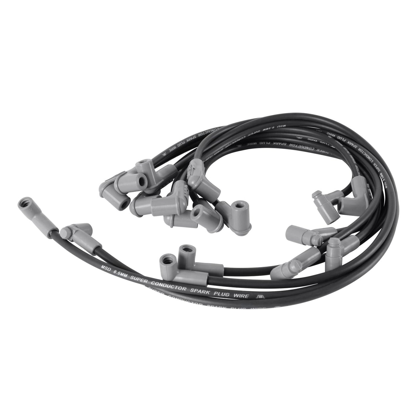 Black Super Conductor Sb Chevy For Use With Low Profile Distributor The Race Tailored 8.5Mm Super Conductor Wire Sets Are Designed Specifically To Fit Race Engines Equipped With Headers Or An Distributor MSD Ignition-3