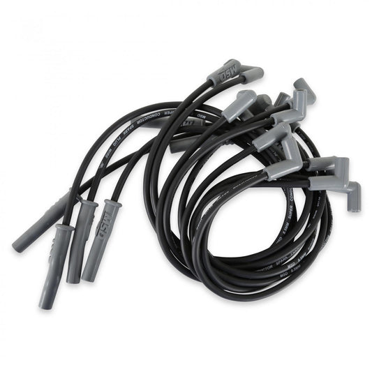 Black Super Conductor Ford 302, 351W, Hei For Use On Ford Small-Block Engines With 302-351W, Hei Boots, Black Jacket MSD Ignition-1