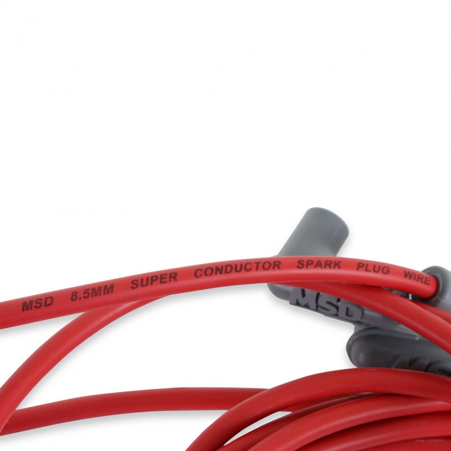 Super Conductor Spark Plug Wire Set Chevy Truck 305-350 '85-On For Use On Chevy Trucks 305-350, '85-On, Red Jacket MSD Ignition-4