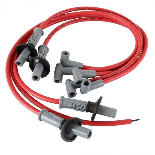 Spark Plug Wire Set Vw Type 1, For Use With Pn 8485 The Race Tailored 8.5Mm Super Conductor Wire Sets Are Designed Specifically To Fit Race Engines Equipped With Headers Or An Distributor MSD Ignition-1