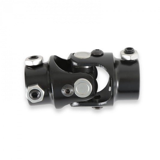 U-Joint Steel Black Zinc 3/4-36 Spline X 3/4 DD Holley-1