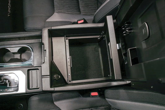 Console Safe - 14-21 Tundra w/ Fixed Center Console Black Products Tuffy Security-1