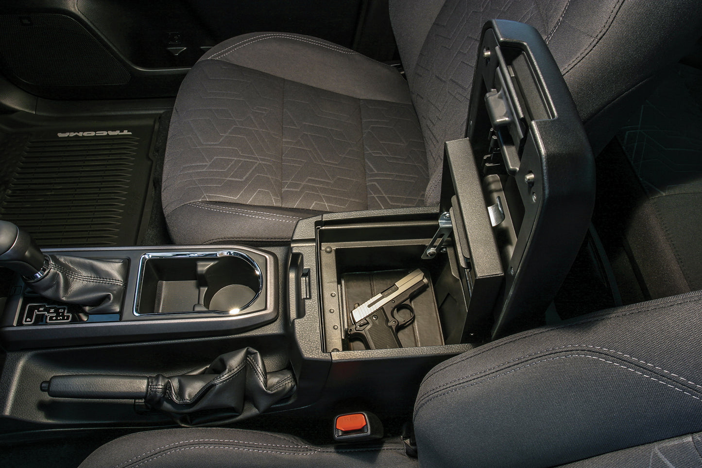 Console Safe 16-22 Tacoma w/ Fixed Center Console Black Products Tuffy Security-8