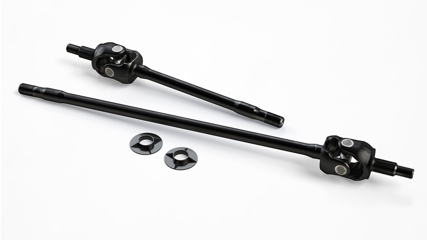 07-18 Wrangler JK Tera44 HD Front Axle Shaft Kit w/ Outer Stubs & U-Joints 30-Spline TeraFlex-1