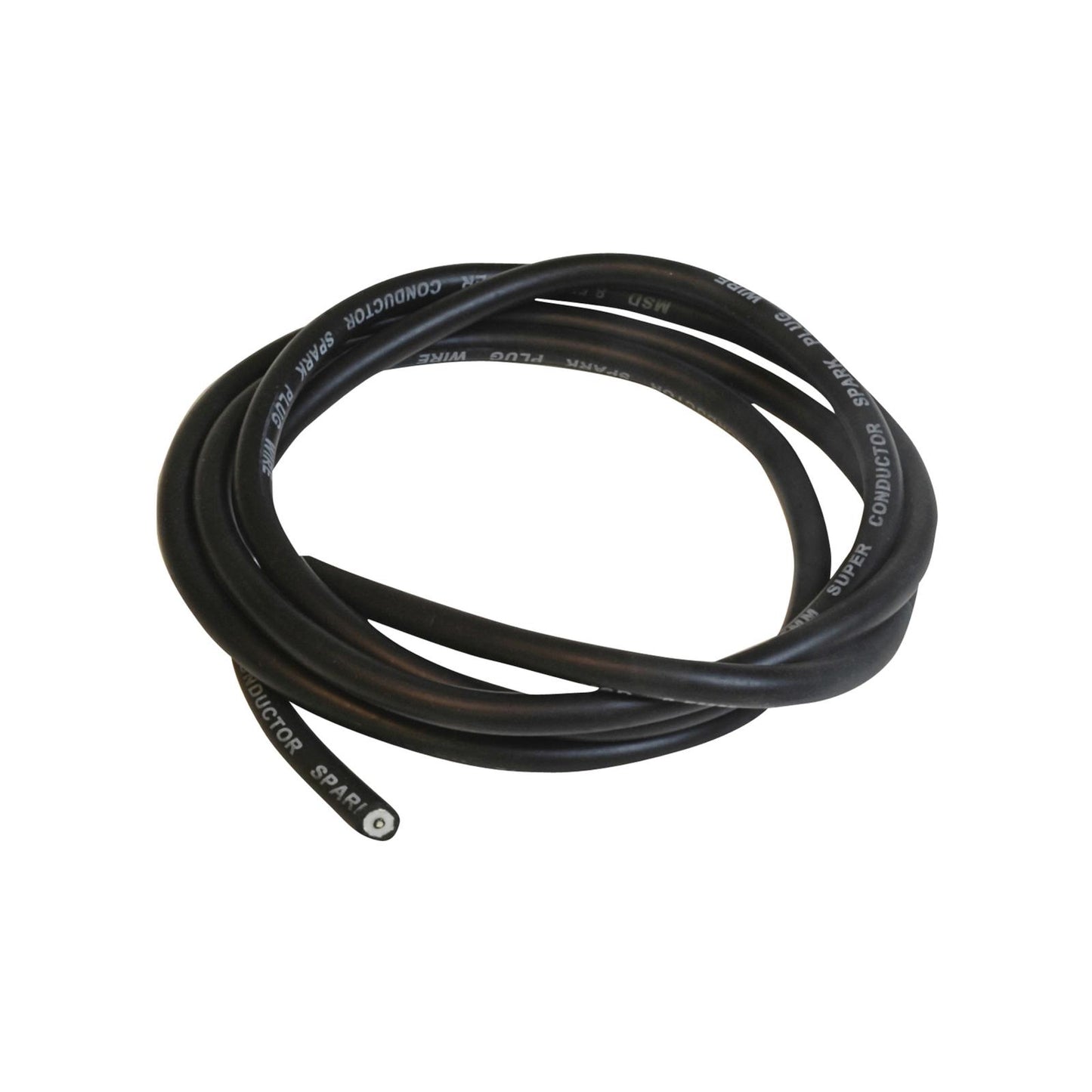 Super Conductor Bulk Wire, Black 100' Bulk Black Super Conductor Spark Plug Wire In Bulk, 100' Length MSD Ignition