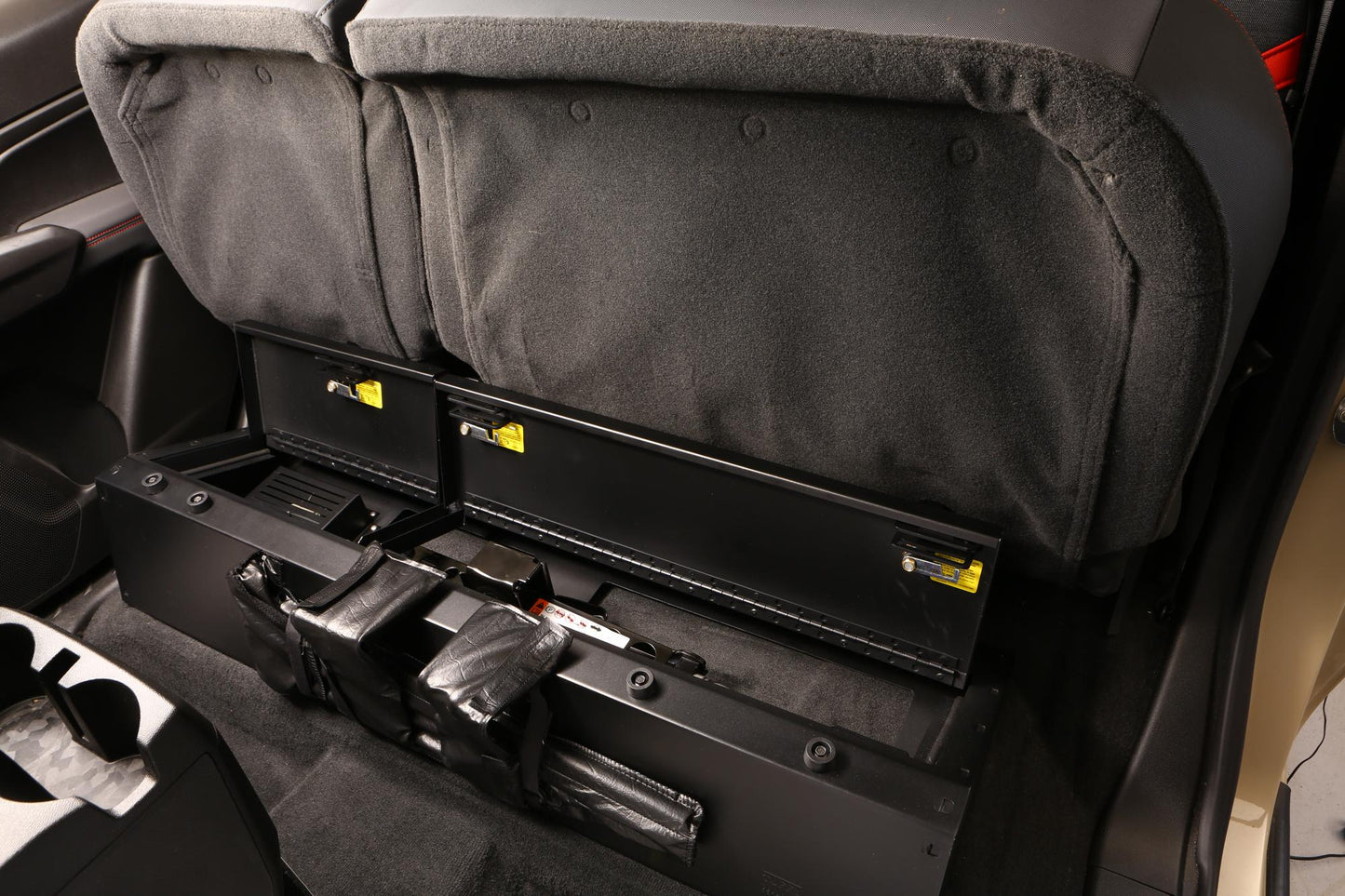Rear Underseat Lockbox for 2023-2025 Colorado/Canyon Crew Cab Keyed Lock Tuffy Security-5