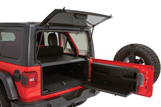 Tailgate Lockbox - 18-23 Wrangler JL Standard Panel Black Products Tuffy Security-1