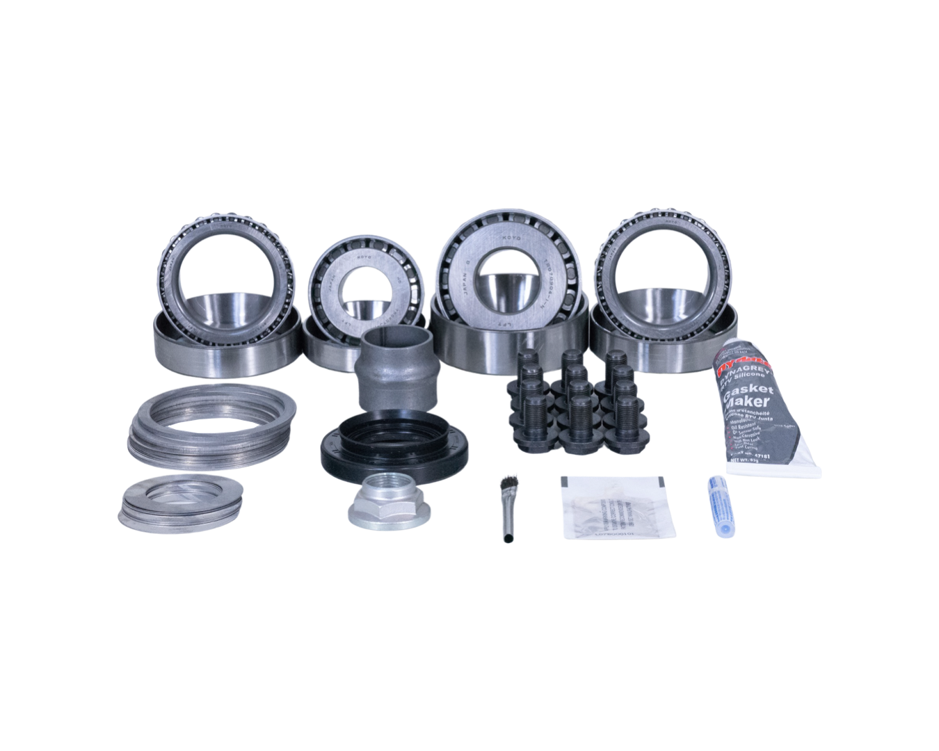 Toyota 8 Inch IFS 2015Up Ring Pinion Master Install Kit Revolution Gear and Axle