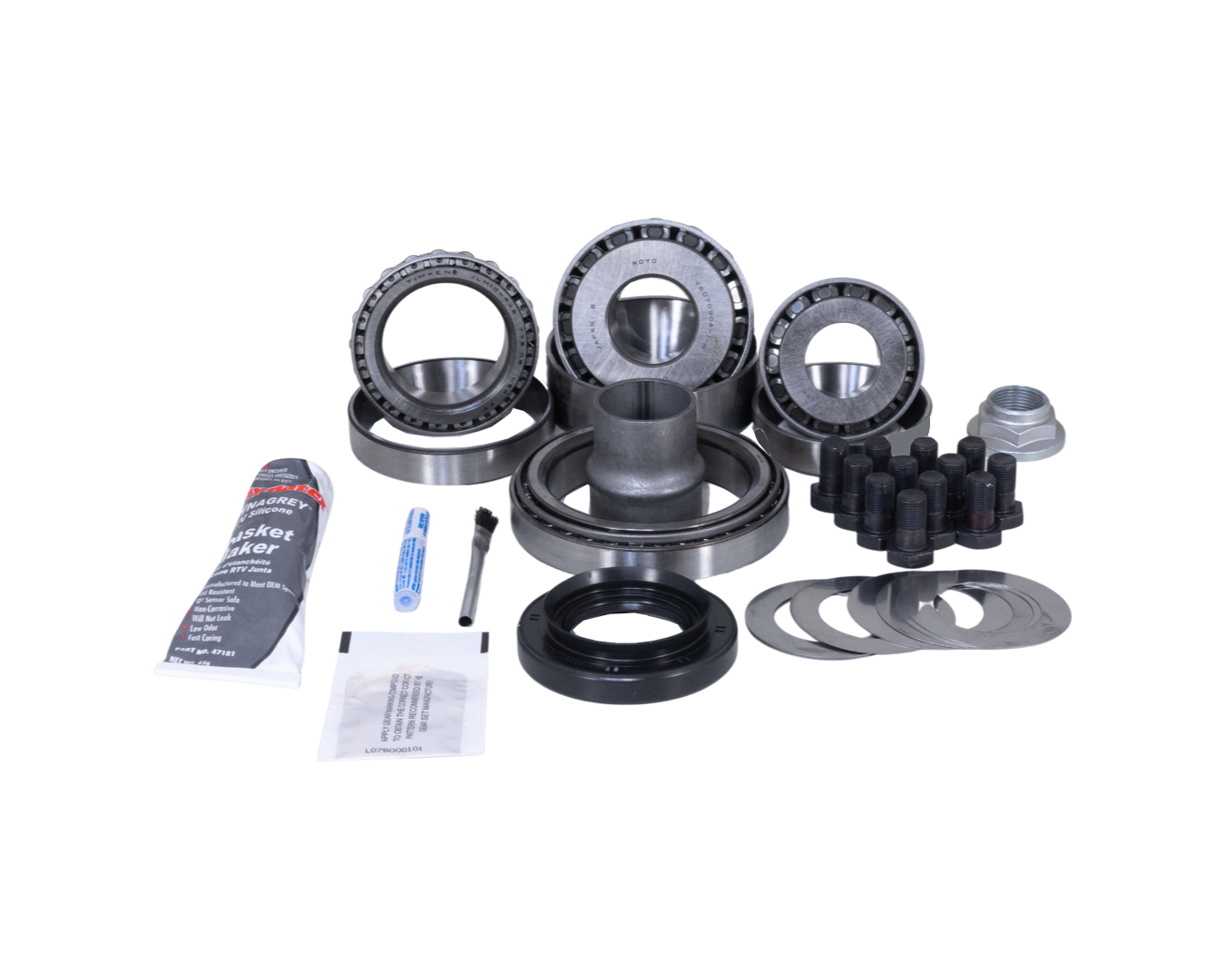 Toyota 8 Inch Rear V6 29 Spline Ring Pinion Master Install Kit Revolution Gear and Axle