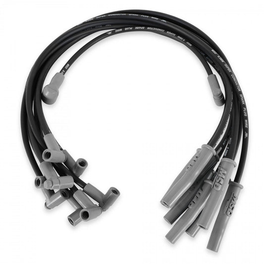 Wire Set Sc Blk, Ford 351C-460, W/Hei Cap For Use With Ford 351C-460 With Hei Cap, Black Jacket MSD Ignition-1
