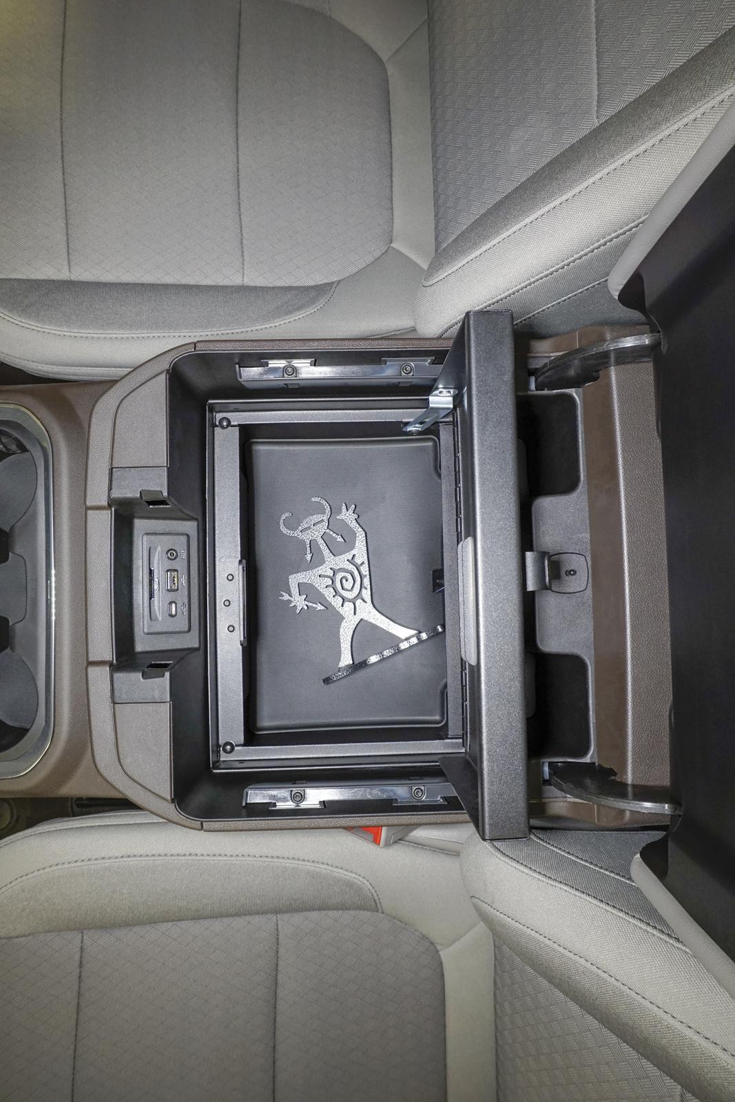 Console Safe Chevy/GMC Silverado/Sierra w/o Wireless Charging Pad 2019-2025 | Standard Key Products Tuffy Security-19