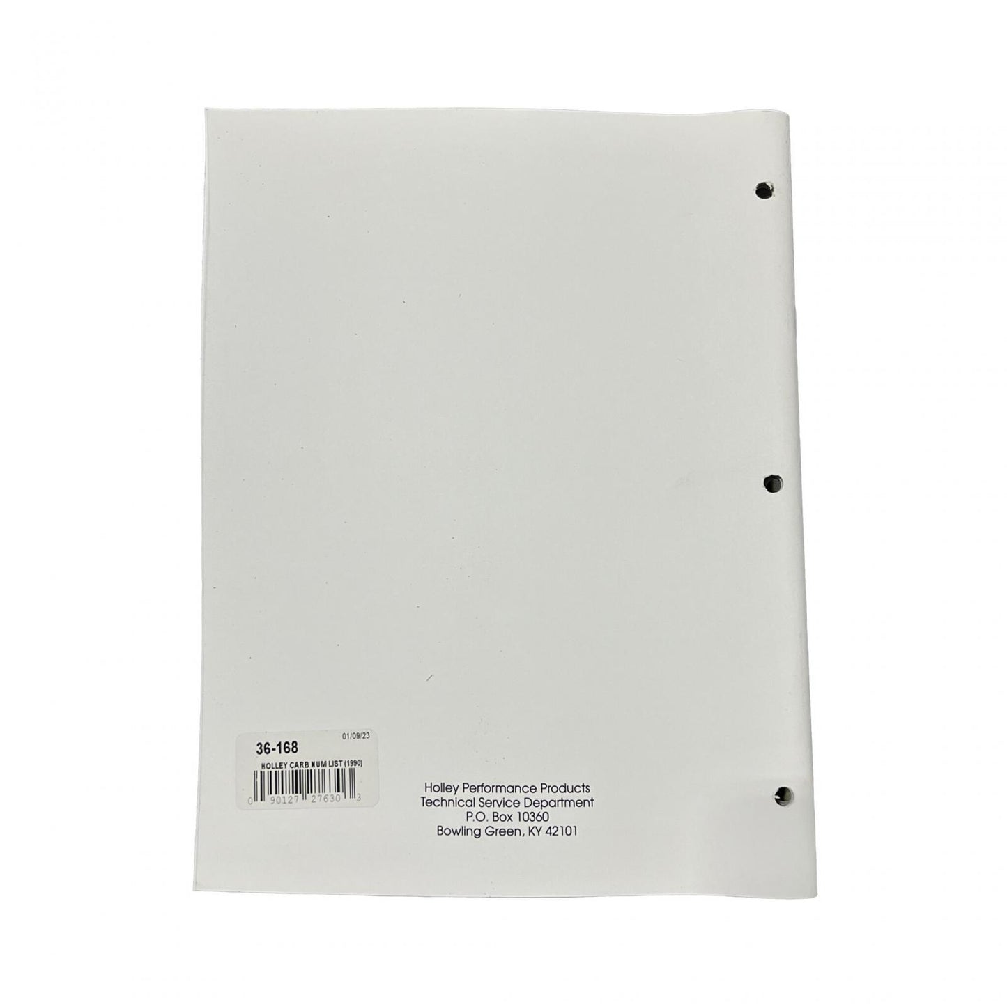 Carburetors Number Listing Handbook Carburetor Numerical Listing Holley-2