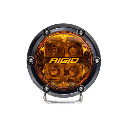 360-Series 4 Inch Spot with Amber PRO Lens Pair Rigid Industries-1