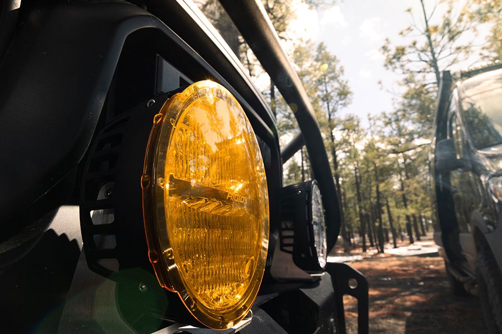 360-Series Light Cover 9 Inch Lamp Yellow Single Rigid Industries-2