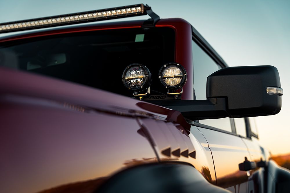 360-Series 4 Inch Off-Road Lamp Spot Beam RGBW Backlight Set of 2 Rigid Industries-8