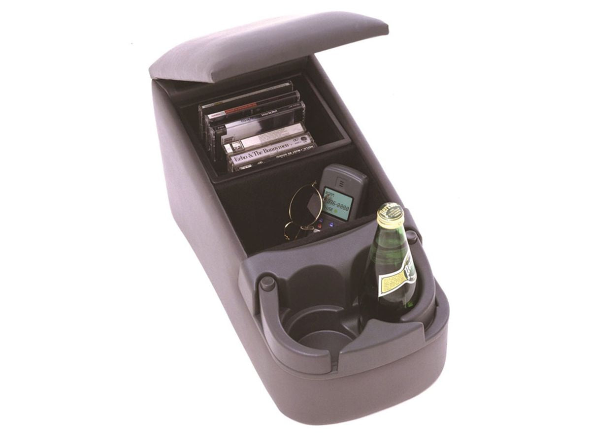 Universal Padded Mini Van Storage Console, Charcoal Rampage