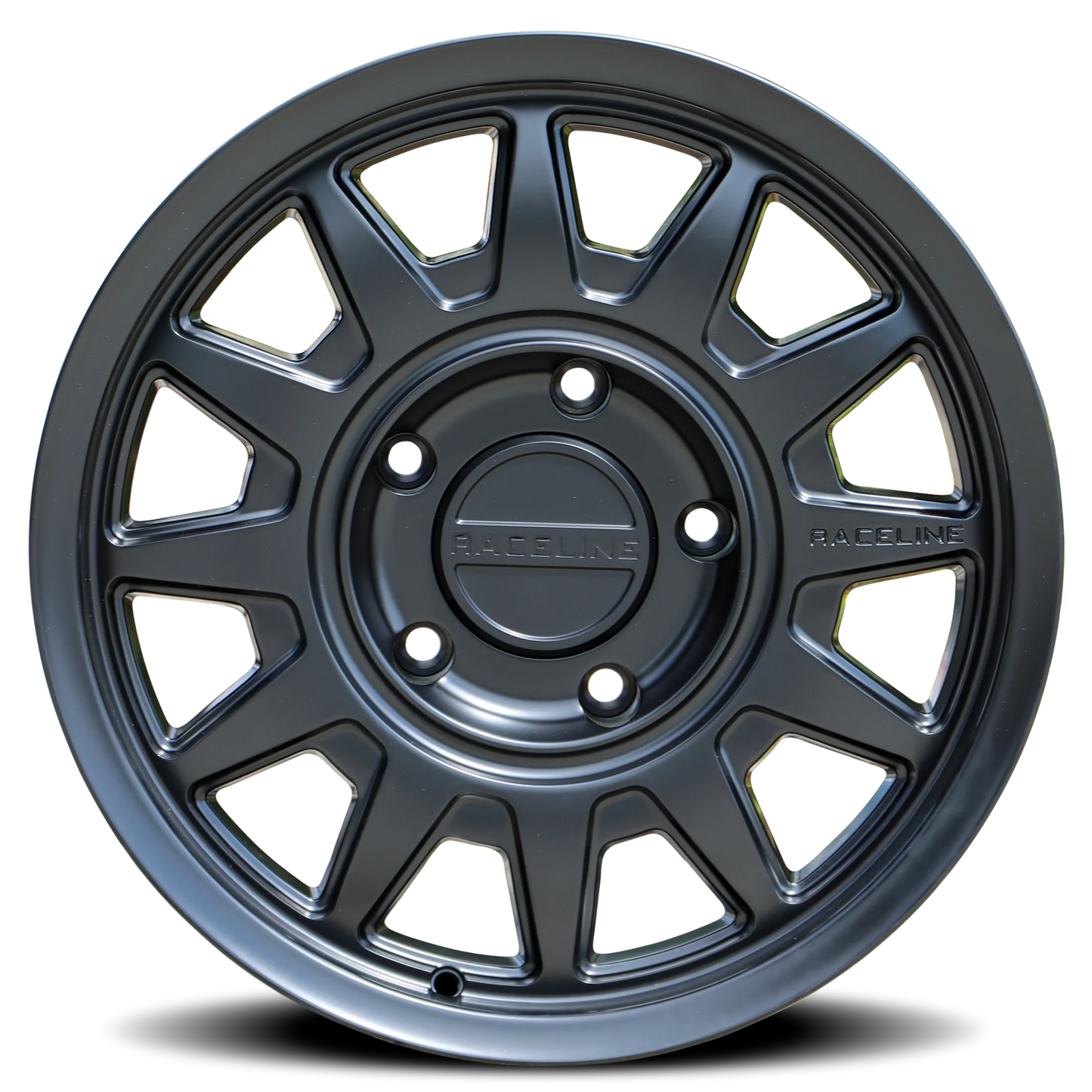 Aluminum 17x8 Aero 401B Satin Black Raceline Wheels-5