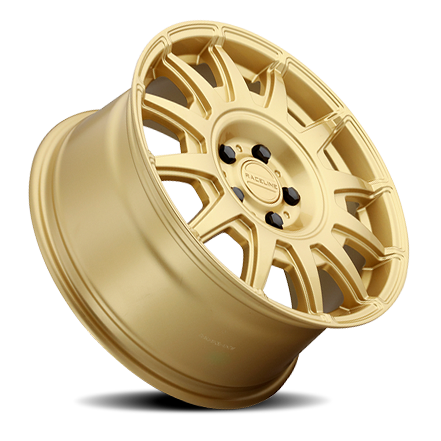 Aluminum 17x8 Aero 401GD Gold Raceline Wheels-3