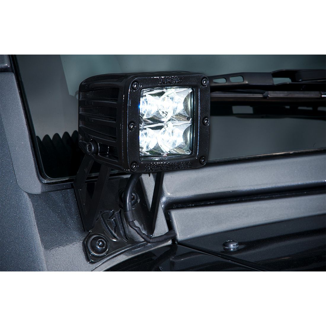 07-17 Jeep JK D-Series Pro A-Pillar Mount D-Series Pro Rigid Industries-1