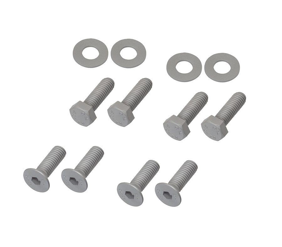 Kentrol Jeep JK Hood Hinge Pair 07-18 Wrangler JK Bare Grey Kentrol