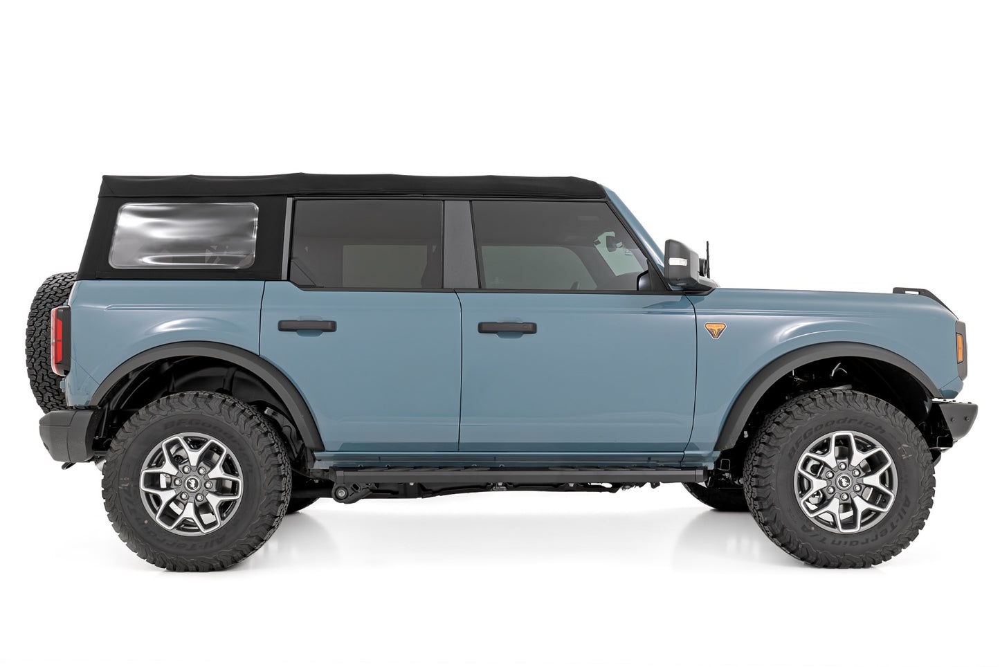 BA2 Running Boards Side Step Bars 4-Door Ford Bronco 21-Up Rough Country-4