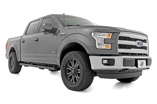 BA2 Running Board Side Step Bars Ford F-150/F-250/F-350 2WD/4WD (15-26) Rough Country-1