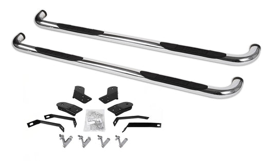 4000 Series SideSteps With Mountins Bracket Kit Polished Stainless Steel 2010-2026 Dodge Ram 2500/3500 Go Rhino-1