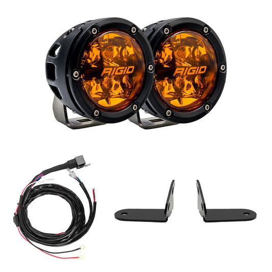 Polaris Razor 360-Series Amber PRO A-Pillar Light Kit Rigid Industries-1