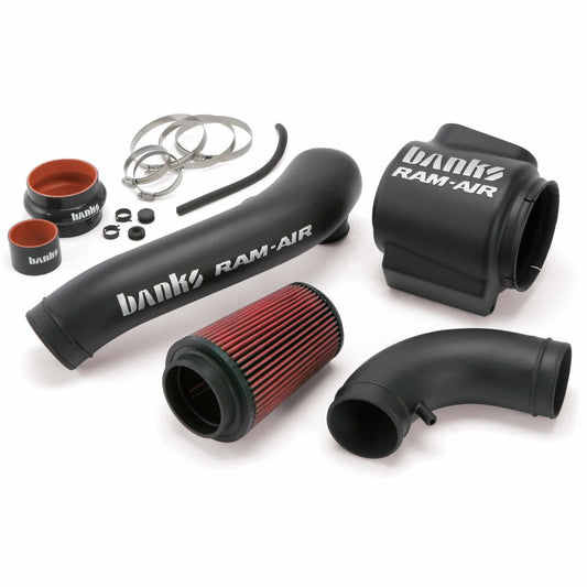 Ram-Air Cold-Air Intake System Oiled Filter 97-06 Jeep 4.0L Wrangler TJ Banks Power-1