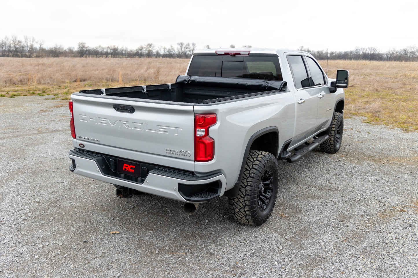 Soft Roll Up Bed Cover 6 Foot 9 Inch Bed Silverado/Sierra 2500HD/3500HD (20-26) Rough Country-5