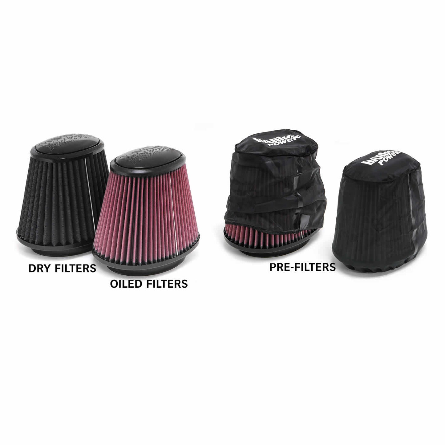 Ram-Air Cold-Air Intake System Dry Filter 99-03 Ford 7.3L Banks Power-3
