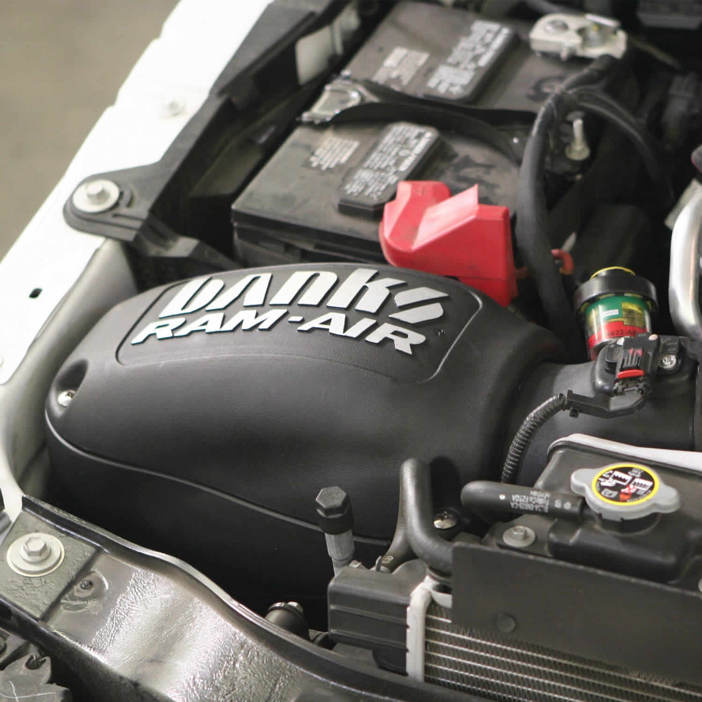 Ram-Air Cold-Air Intake System Dry Filter 11-16 Ford 6.7L F250 F350 F450 Banks Power-2