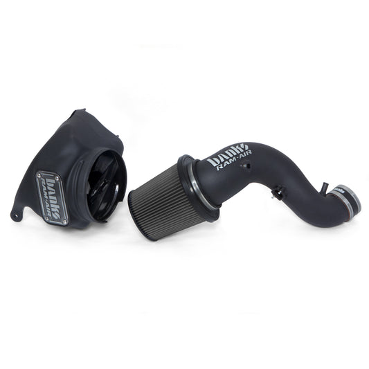 Ram-Air Cold-Air Intake System Dry Filter 2013-2018 6.7L Cummins Diesel Banks Power-1