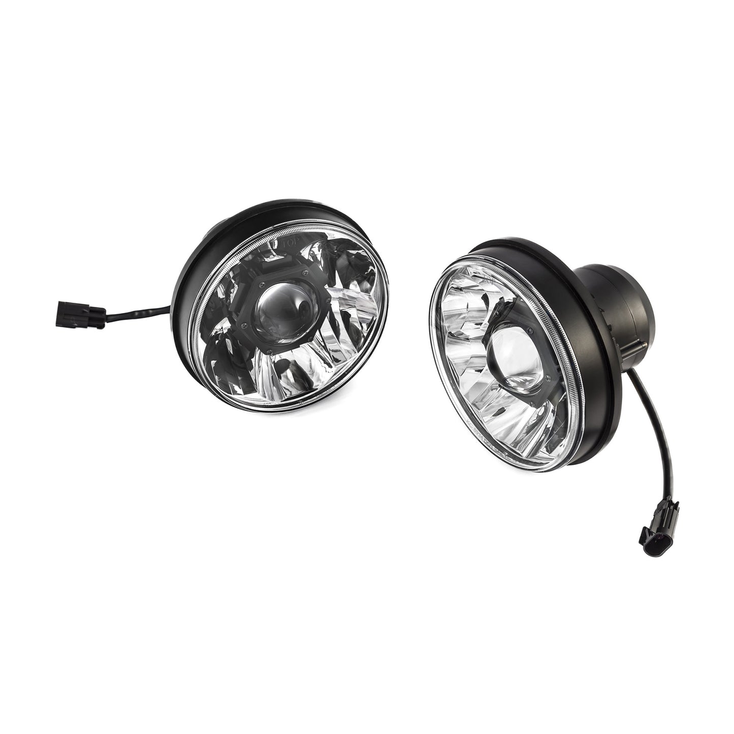 Jeep Head Lights Gravity LED 7 Inch Jeep Wrangler JL/Gladiator JT Pair KC Hilites-7