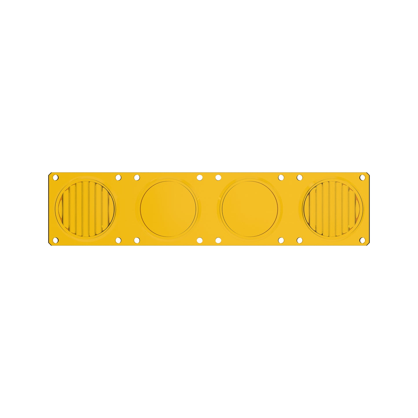LED Light Bar Lens Flex Era Bar Combo Yellow KC Hilites-17