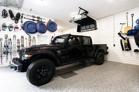 HOSS Hardtop Hoist Jeep 2018-26 Wrangler JL Black Bestop-1