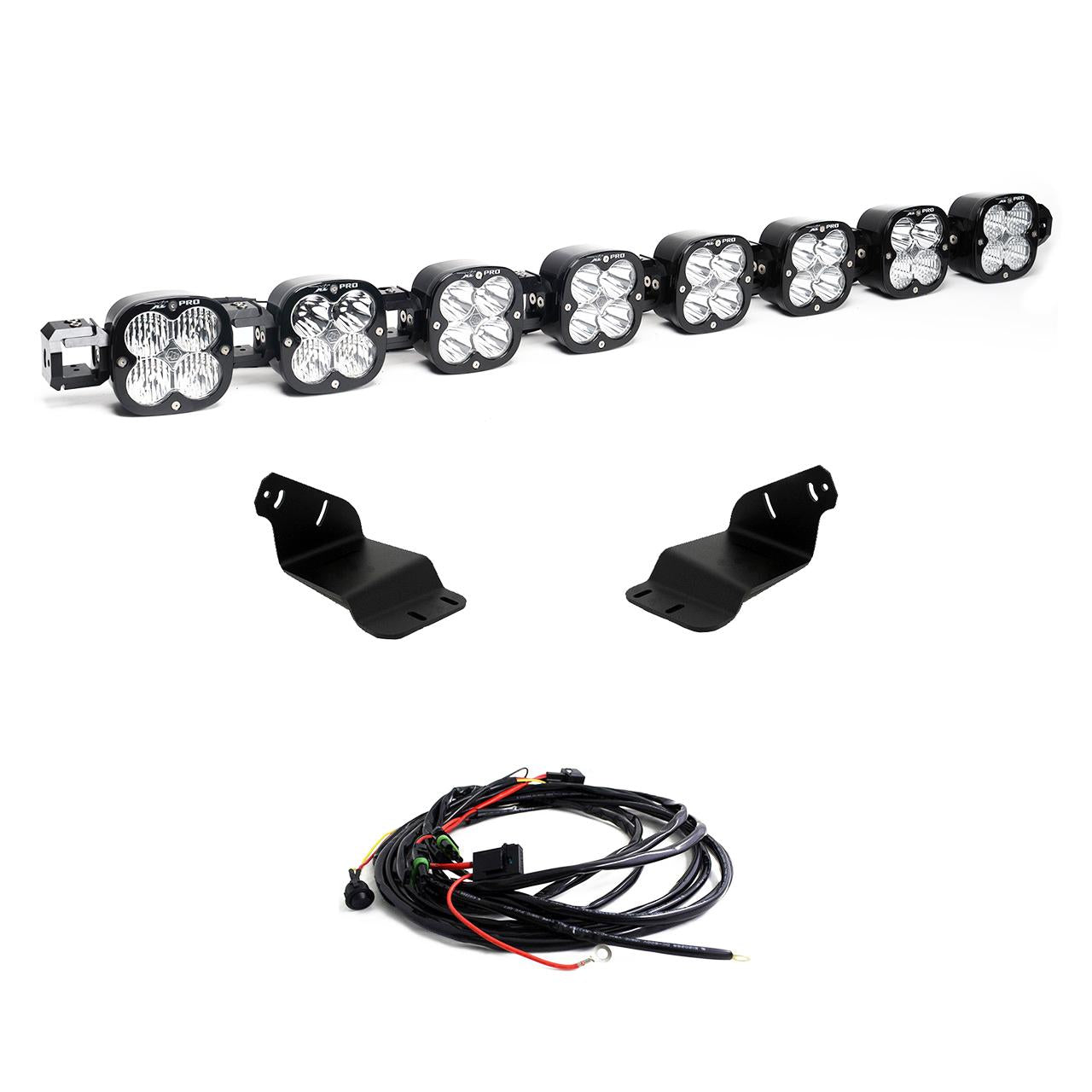 XL Pro Linkable Sport Roof Mount Kit 21-26 Bronco 22-26 Bronco Raptor (Multi-Pattern Clear Toggle Wiring) Baja Designs