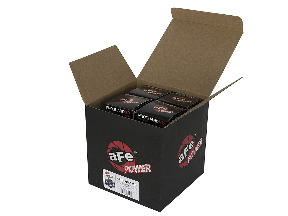 Proguard Oil Filter (4 Pack) 3/4-16 Inch Thread 3.41 Inch H x 2.95 Inch OD aFe Power-8