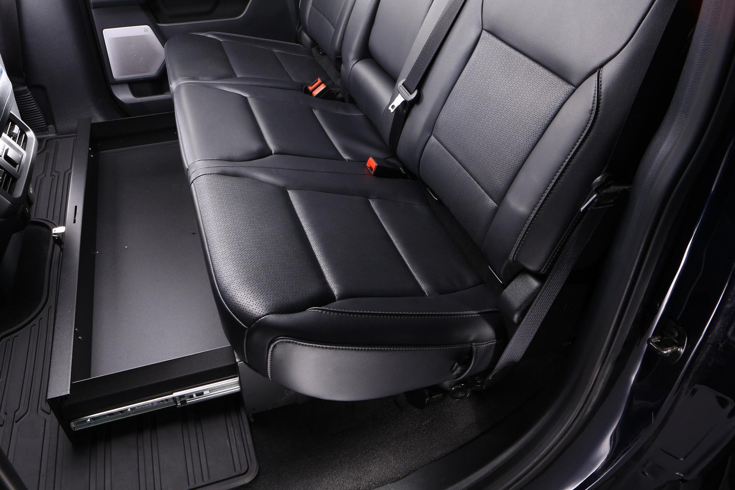 Rear Underseat Drawer for 15-26 Ford F150 F250; 19-26 Chevy Silverado/GMC Sierra - Keyed Lock Products Tuffy Security-4