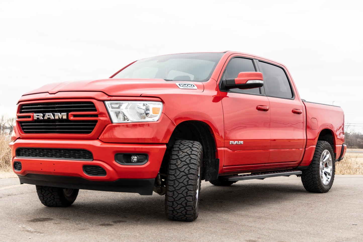 RPT2 Running Boards Crew Cab Black Ram 1500 (19-26)/1500 TRX (21-24) Rough Country-5