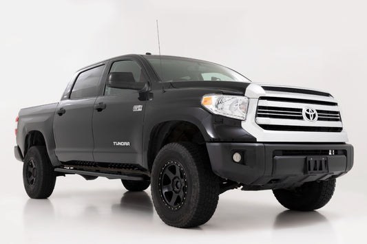 RPT2 Running Board Crew Cab Black Toyota Tundra 2WD/4WD (2007-2021) Rough Country-1