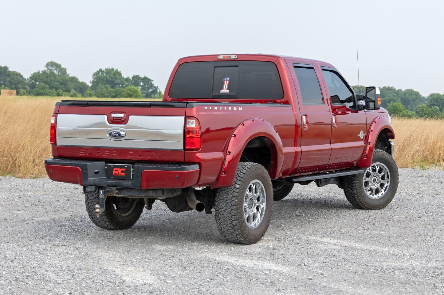RPT2 Running Board Crew Cab Black Ford F-250/F-350 Super Duty (09-16) Rough Country-5