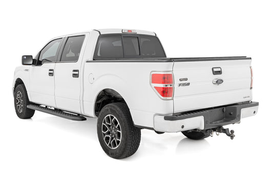 RPT2 Running Board Crew Cab Black Ford F-150 2WD/4WD (2009-2014) Rough Country-1