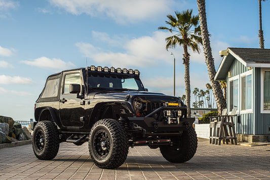 Jeep JK XL Linkable Roof Bar Kit 07-16 Wrangler JK Desgins Baja Designs-1