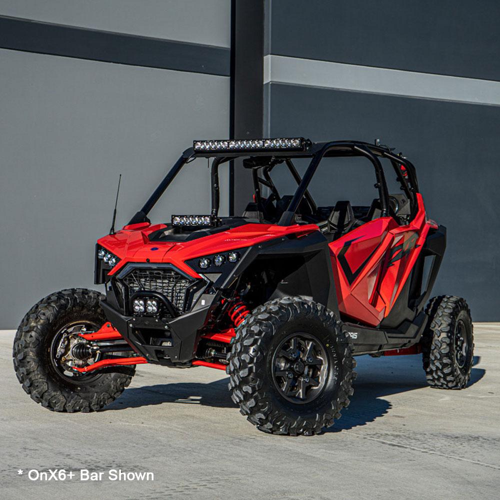 Polaris RZR Pro XP Hood Mount Light Kit 10 Inch S8 Baja Designs-2
