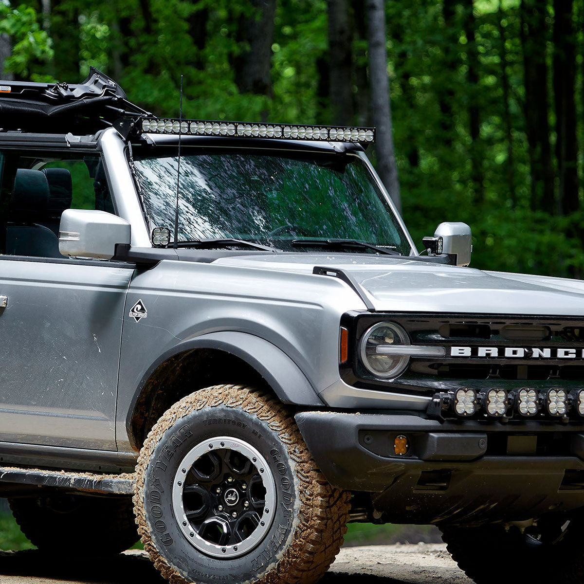 Baja Designs Bronco Roof Light Bar Kit 21-Up Ford Bronco 50 Onx6+ Baja Designs