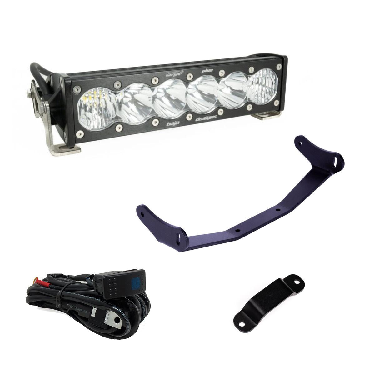 Can-Am, Maverick R, Clear 10 Inch OnX6+ Shock Tower Kit Baja Designs-2